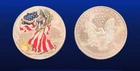 1999-P Proof Silver Eagle Colorized Walking Liberty 1 oz Silver with Box