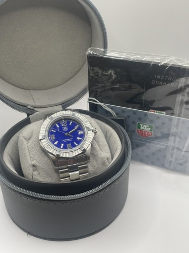 Vintage TAG Heuer WN1112 2000 Series Blue Dial Swiss Quartz Watch - Working