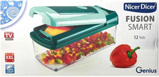 Genius Nicer Dicer FUSION SMART 12 tlg. All-in-One Küchensystem Gemüseschneider