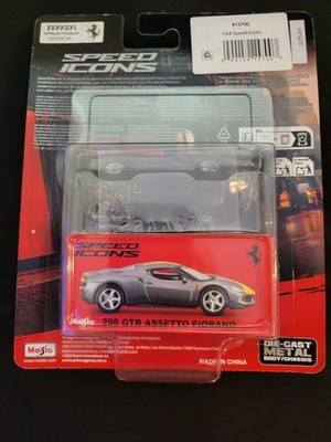 2026 Maisto Speed Icons FERRARI GTB ASSETTO FIORANO Gray Doors