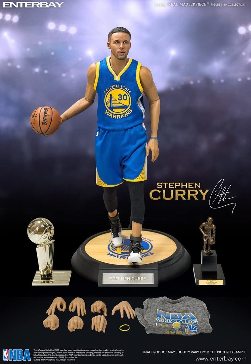 RARE /2000! Enterbay 1/6 NBA Real Masterpiece Stephen Curry