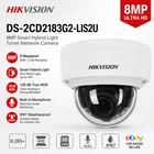 Hikvision DS-2CD2183G2-LIS2U 8MP 4K AcuSense Dome Camera IP67 PoE Audio IR 30m