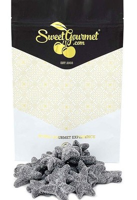 Extra Salty Starfish Licorice | Dutch Super Sea Salty Stars | 1 Pound