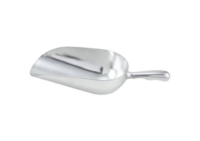 Winco AS-38 38 oz Aluminum Scoop Stabilizing Feet Ice Bar Flour Kitchen Tool