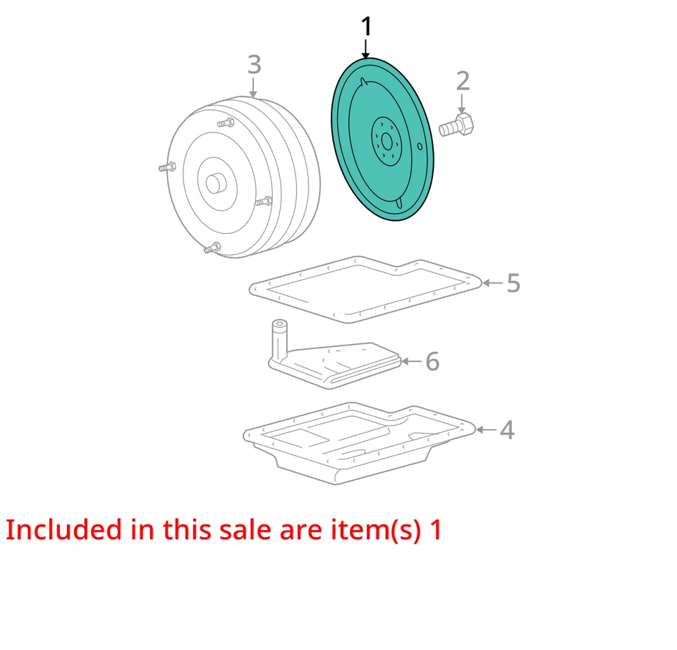 Volante de inercia/placa flexible transmisión automática para camioneta Ford E350 05-19 727698 Foto 3 de 4