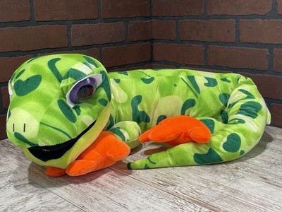 Toy Factory Giant Jumbo Plush Green Gecko Lizard Stuffed Animal 42  Floppy Soft
