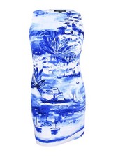 Lauren by Ralph Lauren Women's Printed Crepe Dress