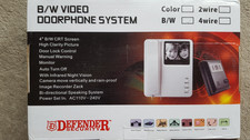 Bezpieczeństwo wideodomofonowy system telefoniczny Defender - DF00023 - czarno-biały