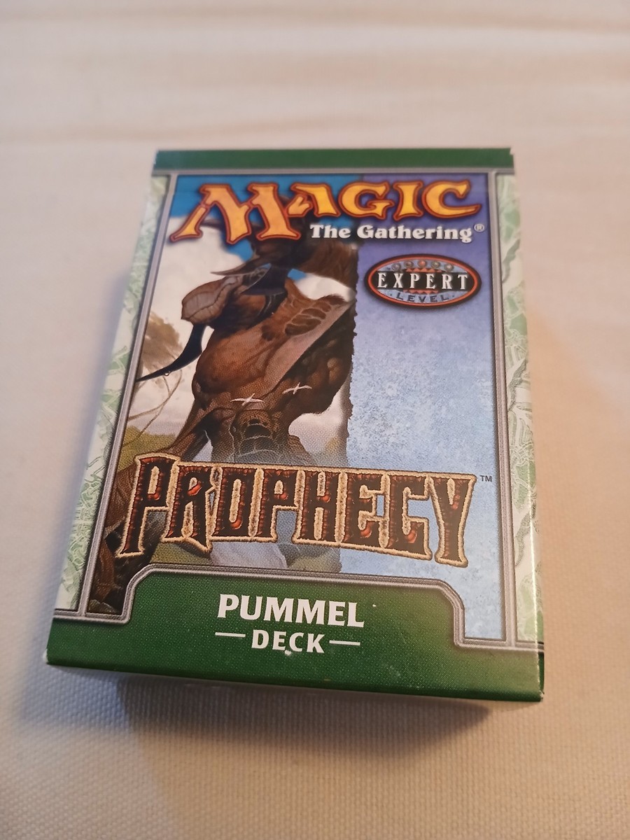 MTG Prophecy Theme Deck Pummel Empty Deck Box No Magic The