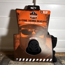 Ergodyne N-Ferno Thermal Fleece Balaclava Adjustable Black One Size 6970