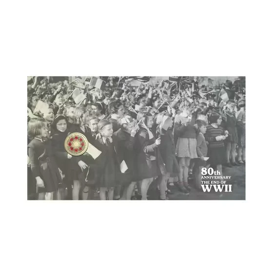 2025 Impressions PNC $2 Coloured Poppy Wreath Coin 80th Anniversary Ltd 960/1111 - image 4 of 4