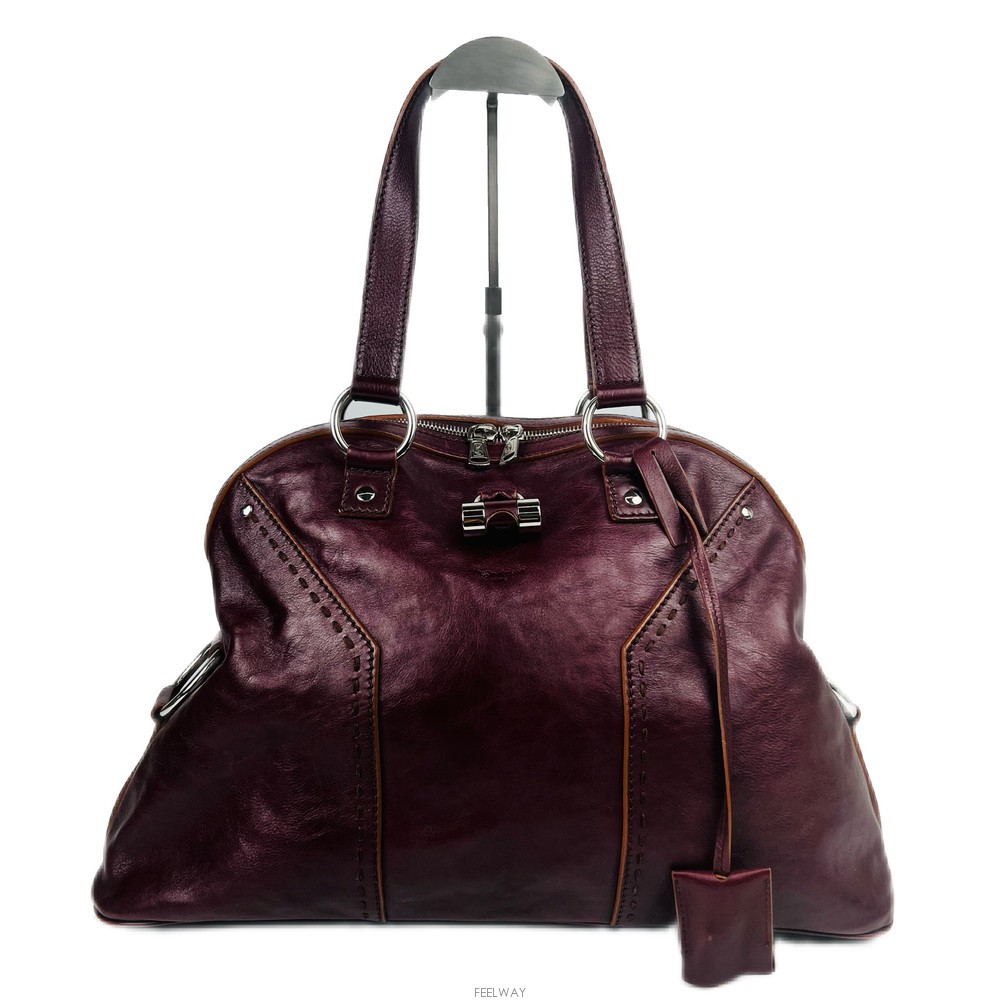 Borsa Saint Laurent Borgogna M 138301848