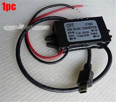 Water Proof Dc Step Down Power Supply Converter Dc 8-22V Car 12V To 5V Mini U sk