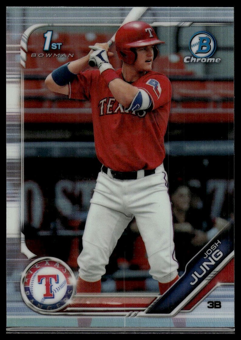 2019 Bowman Draft #BDC-7 Josh Jung Chrome Refractor 1st Bowman