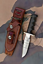 Replica coltello da combattimento Randall Mini multiuso fatto a mano con fodero | coltello da campeggio