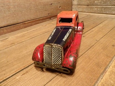 VINTAGE 1930's G-MAN PURSUIT WIND UP TOY CAR BY LOUIS MARX & CO