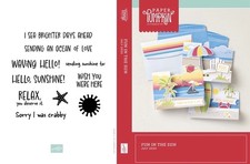 NEW Paper Pumpkin Card Kit Stampin Up Fun In The Sun Beach Stamps Ink Sealed