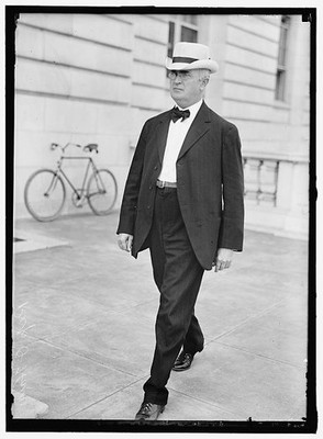 Frank Trimble O'Hair Illinois Congressman 1913 Portrait Bicycle Background