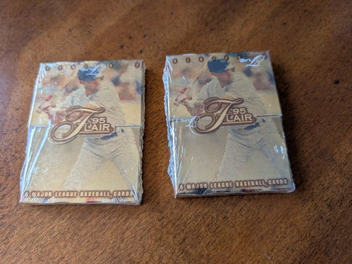 1995 Fleer Flair Series 2 Baseball Cards - 2 packs - factory sealed