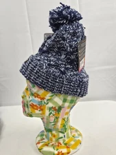 Polar Extreme Women's Insulated Thermal Blue Knit Ski/Winter Hat One Size  NWT