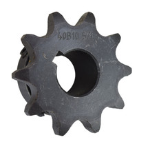 40 Roller Chain Sprocket 10 Teeth 5/8" Bore 40B10-5/8 40BS10H-5/8