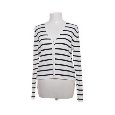 DeFacto Woman, Strickjacke, Damen, Größe: L, Weiß/Schwarz, Streifen #4Jw