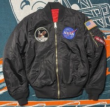 Alpha Industries Reversible NASA Bomber Adult Size XS Apollo II Embroider Patch