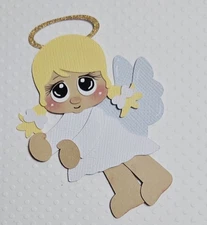 Nativity Angel. Scrapbook, Card Making Paper Piecing