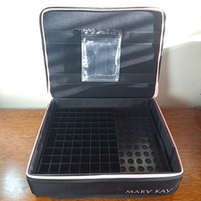 Mary Kay Black  Pink Insulated Lipstick Carry Case Organizer