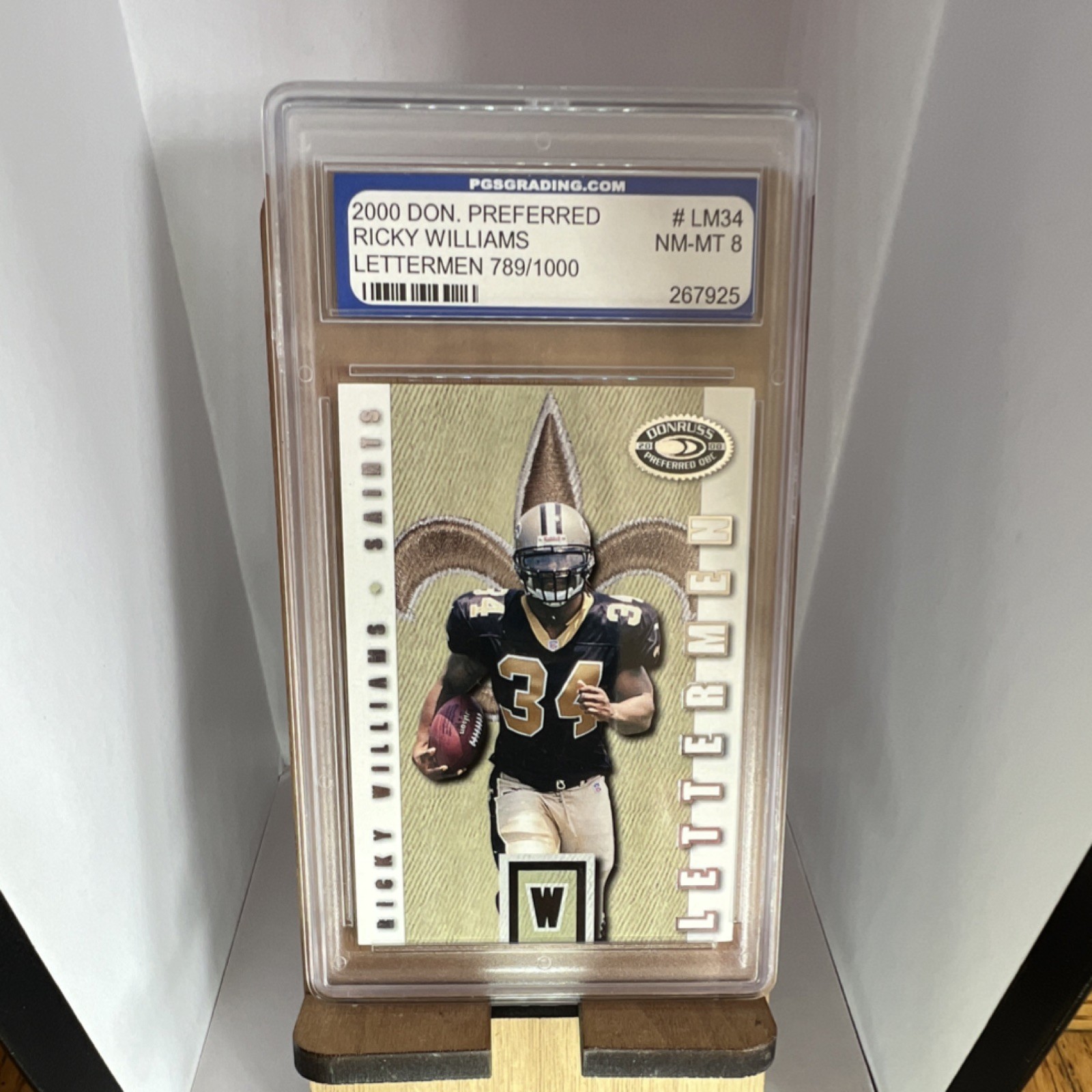 Donruss 2000 Preferred QBC Lettermen Ricky Williams #LM34 Saints /1000