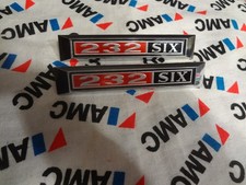 Amc American Motors Nos Rambler Rogue American 232 Emblems One Pair