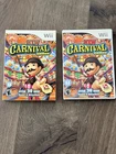 Nintendo Wii - New Carnival Games - Complete/CIB w/ Slipcover - Tested & Works