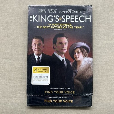 The King's Speech (DVD 2014 NEW + Slipcover) History Colin Firth Geoffrey Rush +