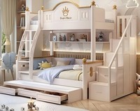 Weiß Holz Etagenbett Mit Leiter Doppelstockbett Kinderbett Jugendbett