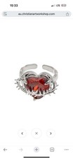 Divine Love & Thorns Ring: An Elegant Emblem of Spiritual Devotion