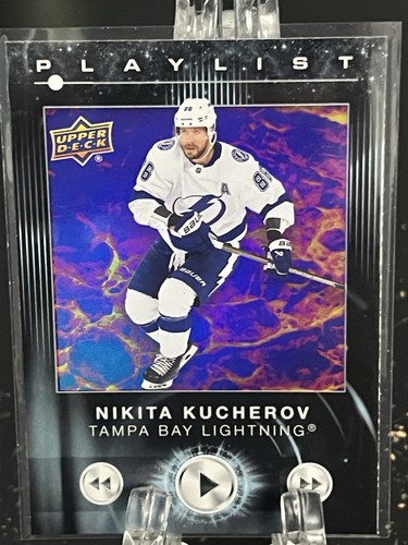 NIKITA KUCHEROV----2024-25 UPPER DECK---PLAYLIST---TAMPA BAY---KOSTENLOSER VERSAND - Bild 1 von 2