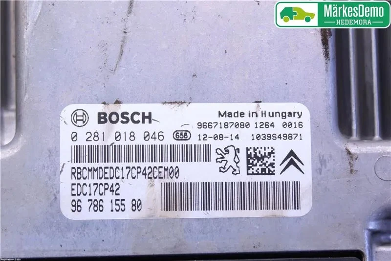 Centralina motore originale (ECU) CITROËN C5 III Break (RW_) 2013 - Immagine 3 di 3