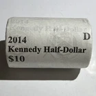 2014 D KENNEDY HALF DOLLAR ROLL!!  DENVER MINT!!