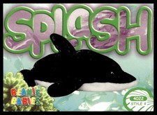 1999 Beanie Babies 2nd Edition Series 4 Splash the Whale #233