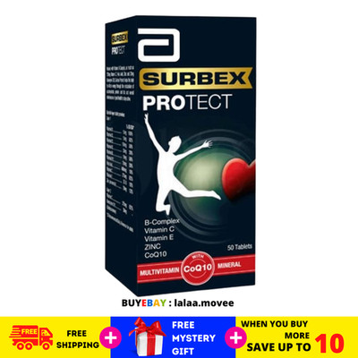 Abbott Surbex Protect Energy Booster mit B-Komplex, Vitaminen & CoQ10 50er