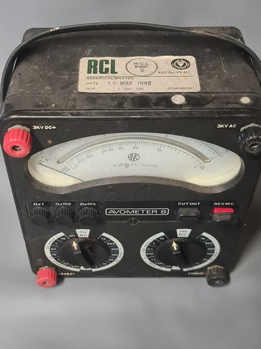 AVOMETER MODEL 8 MK 5 ANALOGUE METER ORIGINAL LEATHER CASE/ STRAP/ Vintage - Picture 2 of 4