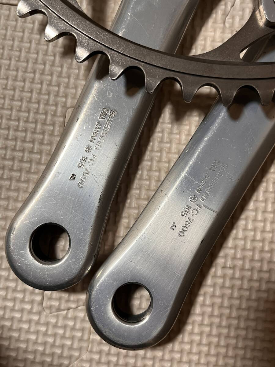Shimano Dura-Ace Fc-7600 Crankset Njs Approved 165Mm Length Shimano Dura-Ace Fc-7600 Crankset Njs Approved 165Mm Length