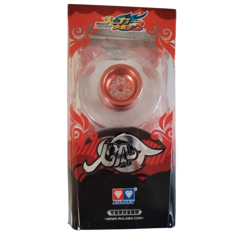 Collection Yo-yo Ball Auldey Blazing Teens Fire Fox Aluminum Alloy