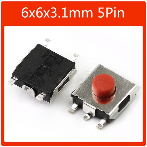 50pcs Tactile Push Button Switch Tact Micro Switch SMD DIP 2 Pin 4 Pin 5 Pin - Picture 23 of 25