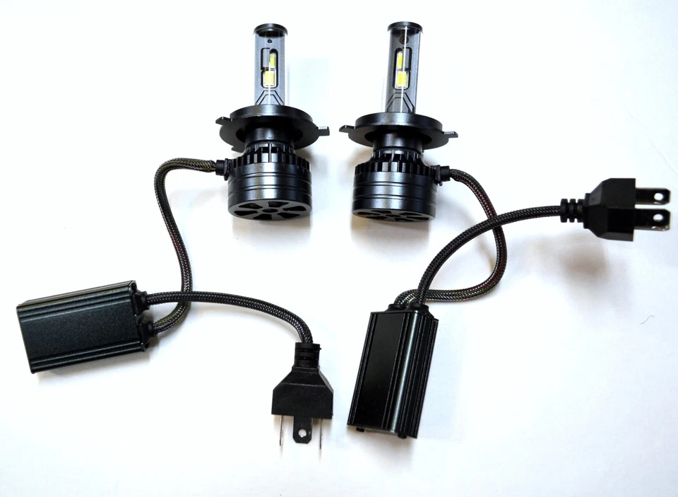 LED Kit F15 140W 9003 HB2 H4 10000K Blue Two Bulbs Headlight Replacement Lamp EO - Image 4 of 4