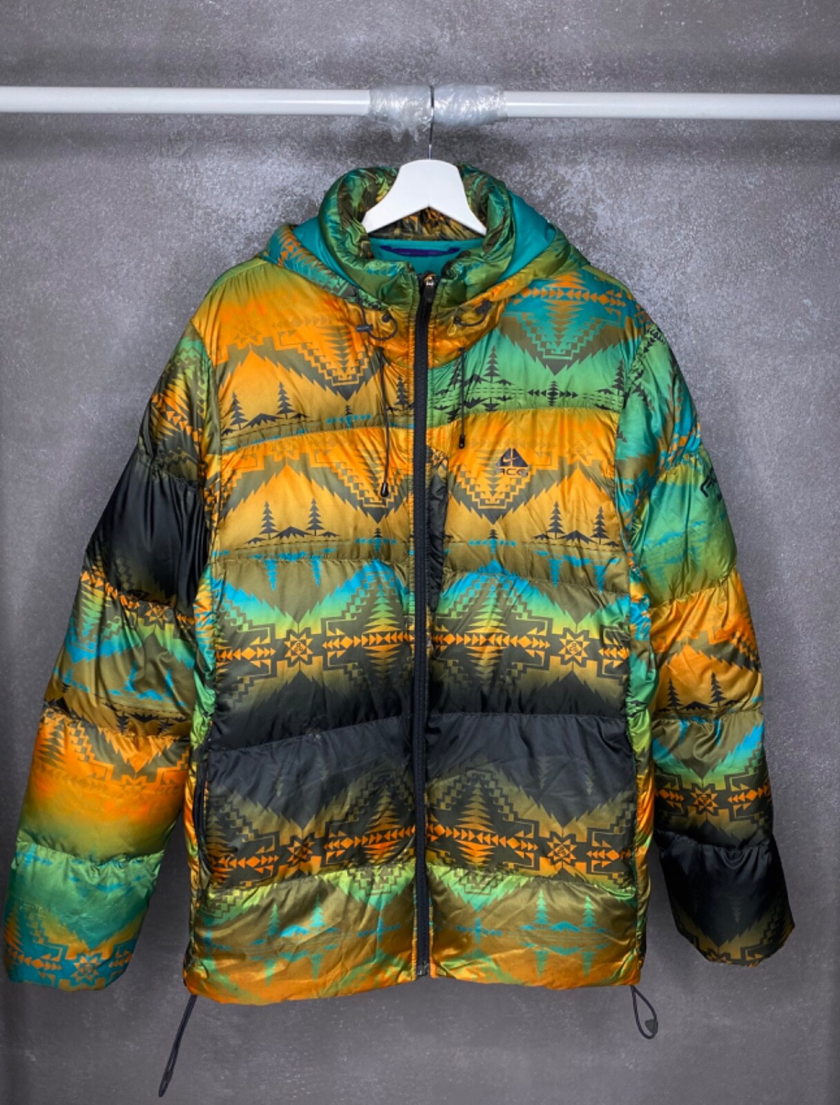 Nike ACG x Pendleton Vintage Rare Puffer Jacket Sz L