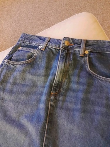 Ladies Denim Maxi Skirt Size 10 Newlook