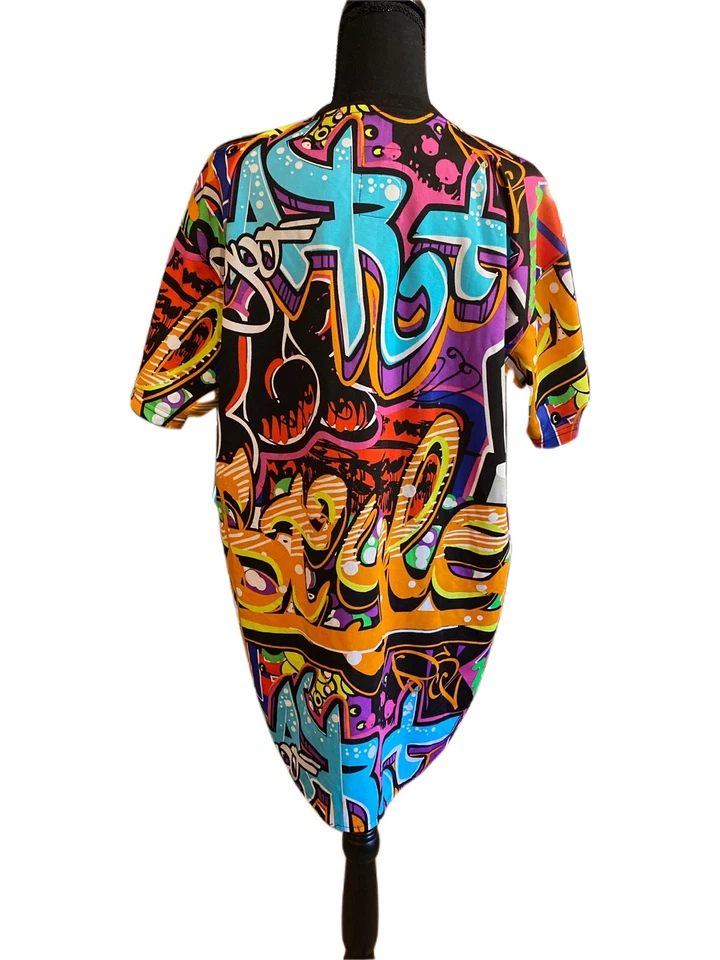 Pulôver RB azul royal vestuário adulto tamanho G colorido vários designs gráficos AOP - Imagem 2 de 4