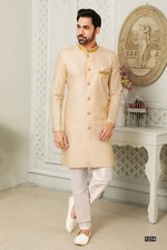 Indian Mens Designer Wedding Party Wear Traditional Eid Wear Semi Indo Western
