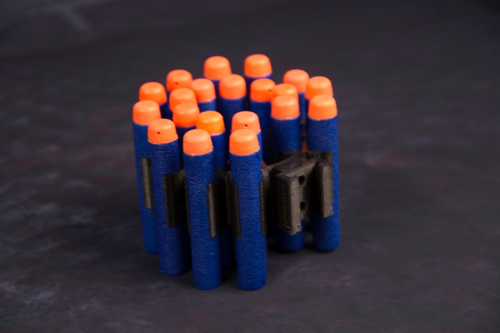 3D Printed 3 5 7 or 11 Round Mega Dart Holder for Nerf 